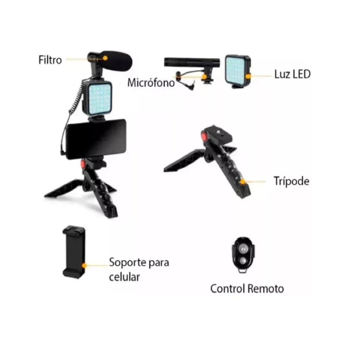 Kit de Grabación Profesional para Celular