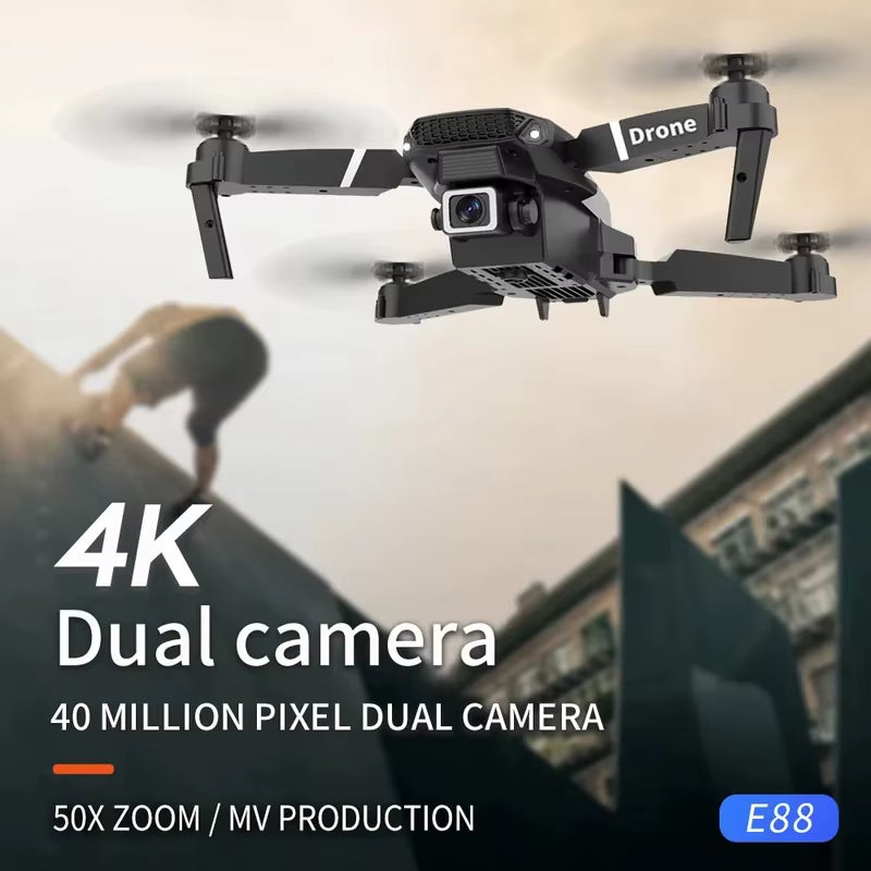 DRONE E88 CON DOBLE CAMARA HD