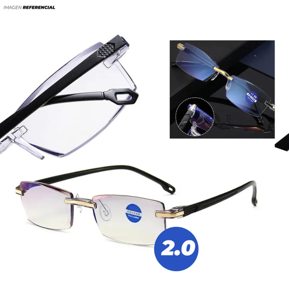 LENTES TR90 + MINI AFEITADORA PORTATIL